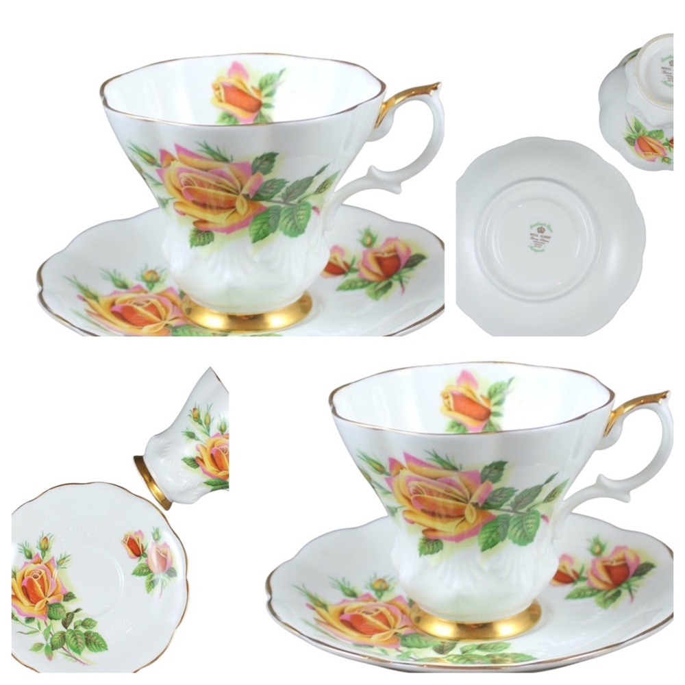 Vintage Royal Albert Yellow
Sweetheart Roses
MargaretBone China Tea Cup
Set